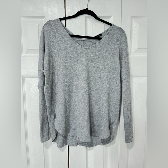 Soprano Light Gray Women's Long Sleeve Shirt - Picture 1 of 4